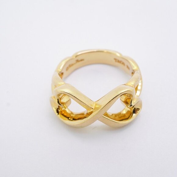 TIFFANY Authentic 18k Gold Heart Ring - Picture 3 of 7